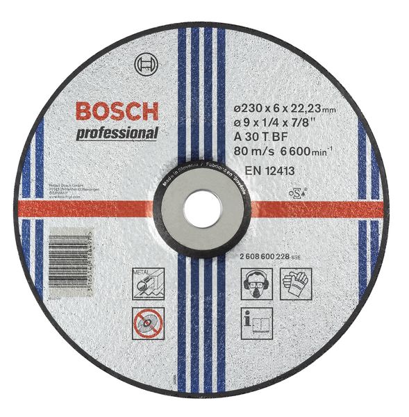 Круг зачистной Bosch 230х6 мет. (2608600228)