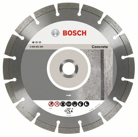 Круг алмазний Bosch Standard for Concrete 115 x 22,23 x 1,6 x 10 mm (2608602196)