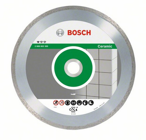 Круг алмазний Bosch Standard for Ceramic 230 x 25,40 x 1,6 x 7 mm (2608602538)