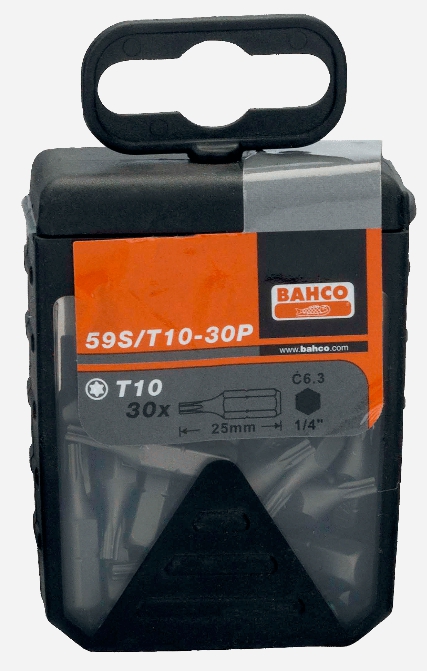 Биты BAHCO 59S/T10-30P (1 шт) 