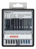 Набор из 10 пильных полотен Bosch Robust Line Top Expert