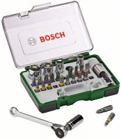 Набор бит Bosch 27 шт   ключ трещетка