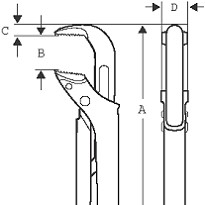 Газові ключі bahco /