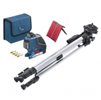 Линейный лазерный нивелир  Bosch GLL 3-80 + штатив  BT 150  (0601063S08)