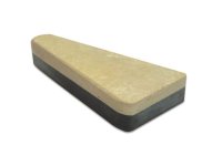 Камень точильный (Coticule+Schist) 12-18 cm2, 8000/0 Grit, гранатовый сланец и подложка (401AC)