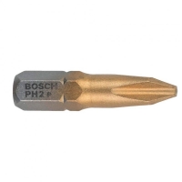 Биты Bosch Phillips 2 TIN, 25 мм, 2 шт (2609255917)