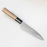 Нож кухонный 120 мм, Дамасская сталь, Aogami steel #2, HANAKUMAGAWA (4573200702488)