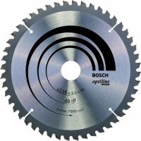 Пильный диск Bosch Optiline Wood 216×30 мм 48 зубьев (2608640432)