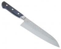 Нож кухонный Santoku 180 мм лезвие, AOGAMI #2 ламинированная SUS 410, HONMAMON (4573200712883)