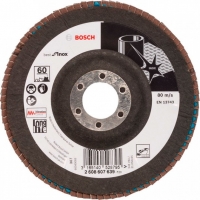 Лепестковый шлифкруг Bosch Best for Inox, X581, 125×22,23 мм, К60 (2608607639)