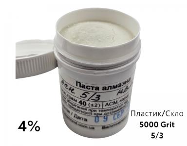 Алмазная паста для стекла и пластика ACН 5-3 (НВМХ) (4%) 5000 GRIT, 40 г 