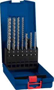 Набор буров Bosch EXPERT SDS plus-7X, 5/6/6/8/8/10/12 мм, 7 шт. (2608900195)