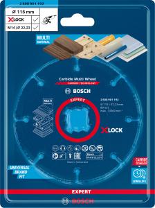 Відрізний круг Bosch EXPERT X-LOCK Carbide 115×22,23 мм