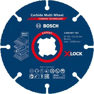 Отрезной круг X-LOCK Carbide Multi Wheel, 125 мм универсальный (2608901193) 