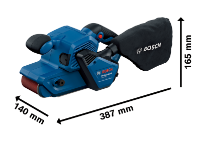 Стрічкова шліфувальна машина Bosch Professional GBS 750 (06012C1020)