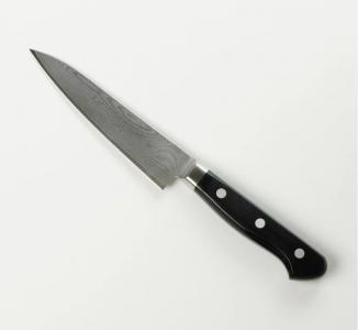 Нож кухонный Paring 120 мм лезвие, VG10 Damascus, 61HRC, HONMAMON