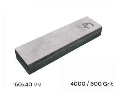 Камінь точильний (BBW+Carborundum) 150мм*40мм, 4000/600 Grit, гранатовий сланець та карбід кремнія SiC (822AC)