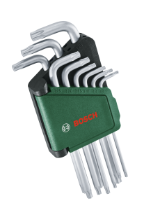 Набор торцевых ключей BOSCH Torx, 9 шт. (1600A02Z9C)