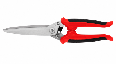 Ножиці-сніпси садові FELCO 456 з серейторним лезом багатоцільові для стрижки рослин і трав, лезо 100 мм INOX