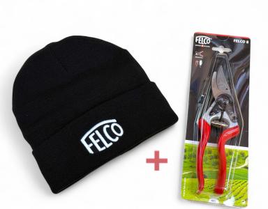 Садовий секатор FELCO 8 + Фірмова шапка (Подарунковий набір) (Felco8)