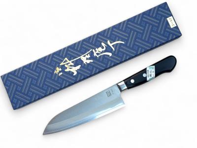 Нож кухонный Santoku 165 мм лезвие, нержавейка VG-10 60HRC, Gen Fukuyoshi HONMAMON (1119245)