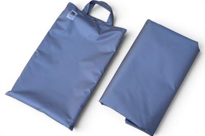 Коврик для стрижки растений 300×300 см из полиэстера Oxford 350D на затяжках и кнопках (серый) с сумкой