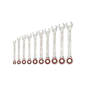 Набір гайкових ключів з храповиком, 10 шт Bosch (1600A02AU0)