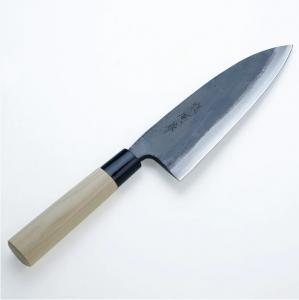 Нож кухонный Deba 165 мм лезвие, Shirogami #1, ручка - магнолия, HONMAMON (4580149741072)