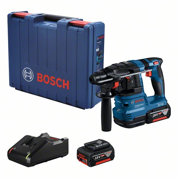 Акумуляторний перфоратор Bosch GBH 185-LI SDS-Plus (0611924021) GBA 18V 4.0Ah - 2 шт.