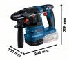 Аккумуляторний перфоратор Bosch GBH 185-LI SDS-Plus (0611924020) (SOLO - без акку и ЗУ) фото 3
