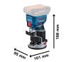 Аккумуляторный фрезер Bosch Professional GKF 18V-8 (06016C2000) фото 2
