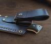 Ніж Trapper 115, (ELMAX 115х26х3,5мм, 60HRC) чохол - шкіра, руків`я - Micarta, BRISA фото 4