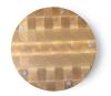Торцевая доска для нарезки круглая LUXURY 300 х 300 х 30 мм (Граб) 303030HB-R фото 4