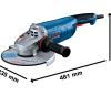 Угловая шлифмашина Bosch GWS 27-230 J (06018C5320) фото 3