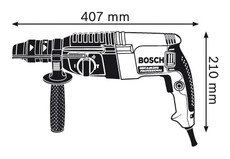 Перфоратор Bosch GBH 2-26 DFR Professional (0611254768) змінний патрон SDS  фото 2
