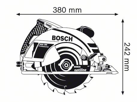 Ручна дискова пилка Bosch GKS 190 (0601623000) фото 2