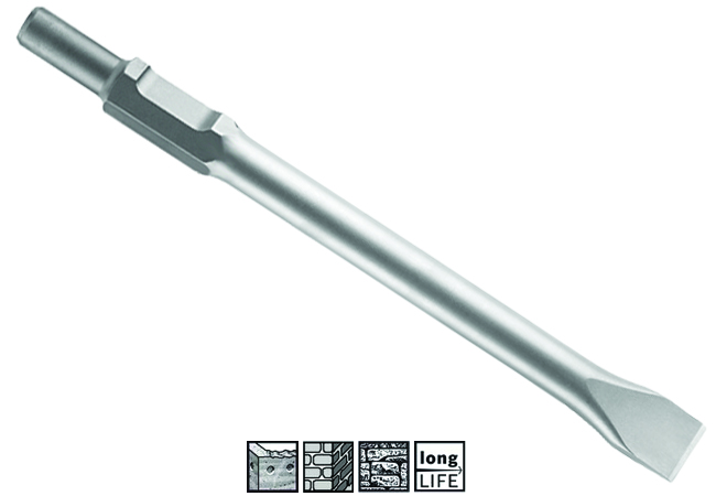 Плоське шестигранне зубило Bosch Ø30 мм для GSH 16-30 (2608690112)