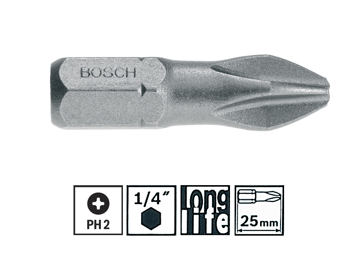 Насадка-бита Bosch Extra Hart PH2 (2607001514)