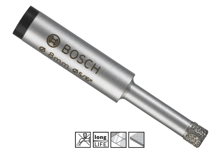 Алмазний свердло Bosch Easy Dry(сухого свердління) 8 мм  фото 4