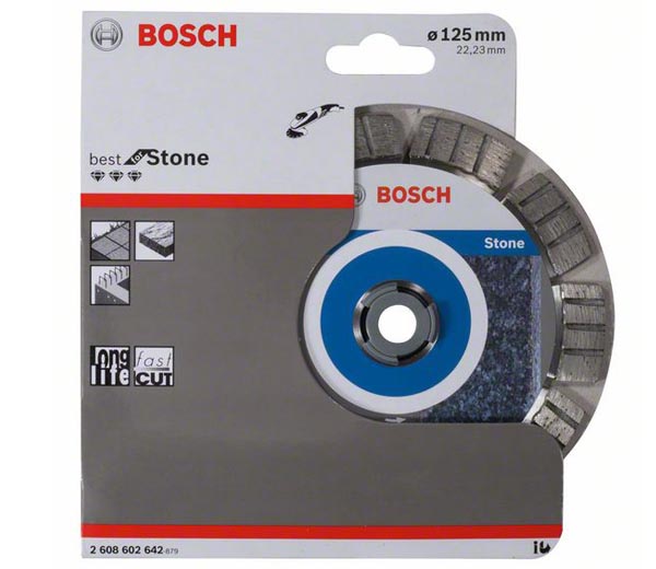 Коло алмазне Bosch Best for Stone 125 x 22,23 x 2,2 x 12 mm (2608602642) фото 4