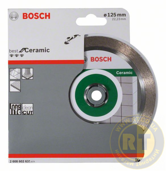Діамантовий диск Bosch Best for Ceramic 125х22,23 Bosch 2608602631 (2608602631) фото 2