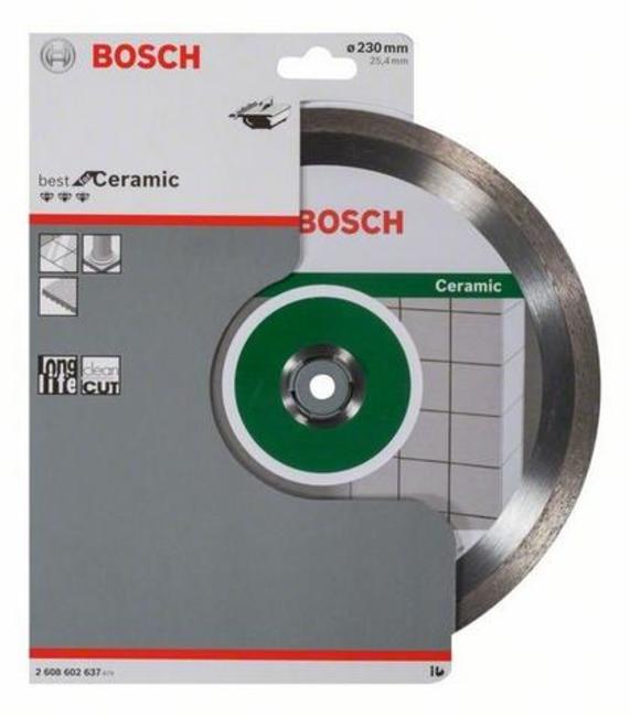 Діамантовий диск Bosch Best for Ceramic 230 x 25,4 (2608602637) фото 2
