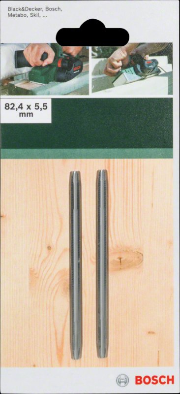 Ножи зі скошеним краєм для рубанка Bosch, 2 шт (2609256648)  фото 4