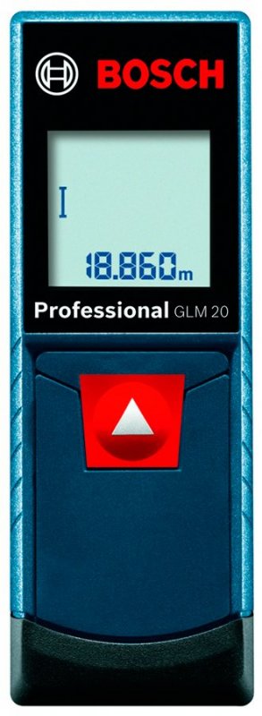 Лазерний далекомір Bosch GLM 20 Professional (0601072E00)  фото 3