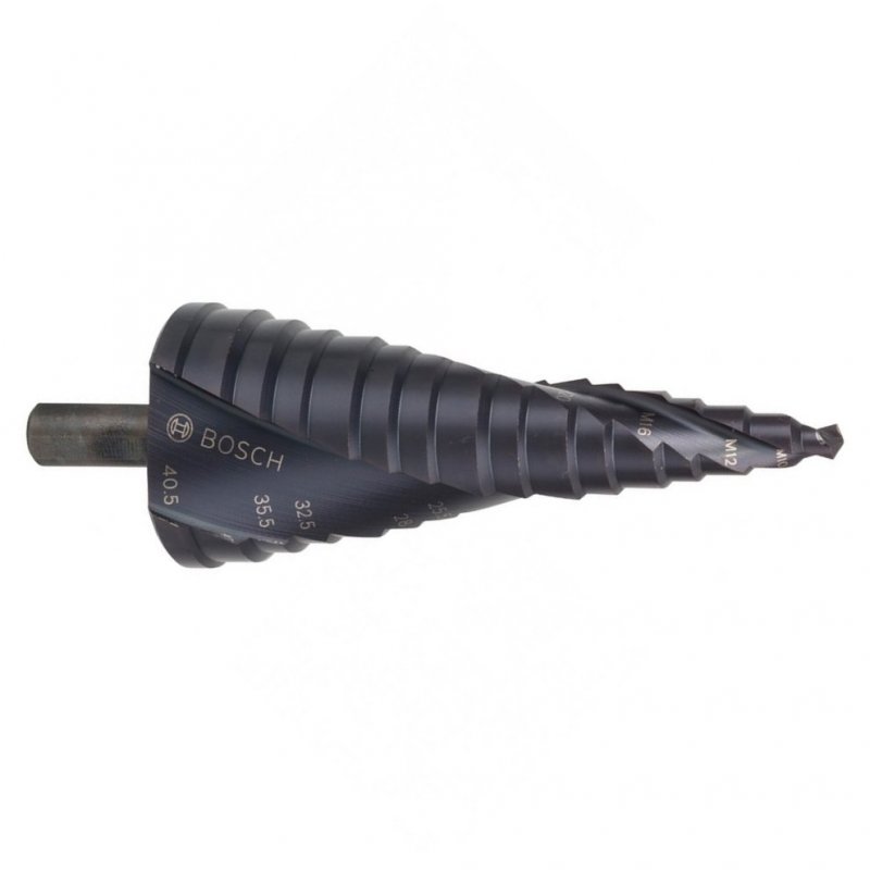Ступенчатое сверло Bosch HS-AlTiN, 16 ступ., М10-М40 (2608588071) 