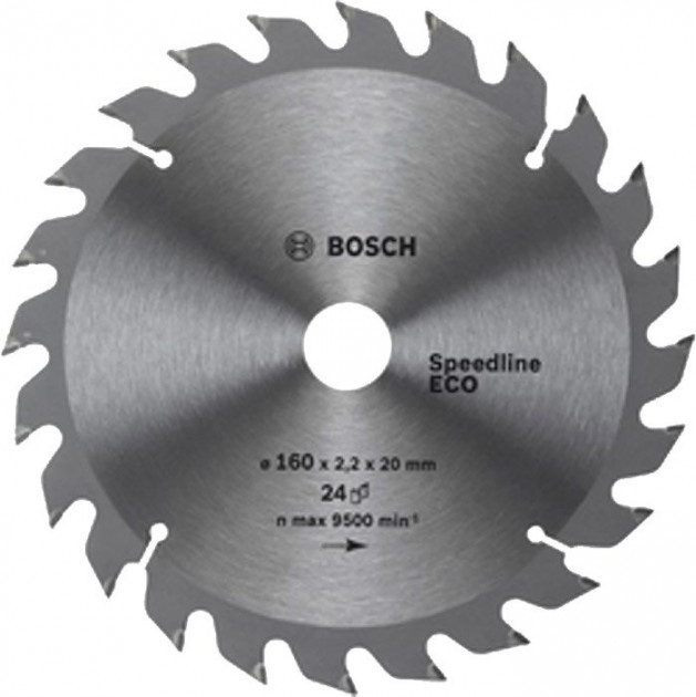 Пильний диск Bosch Eco for Wood 160x2,2x20-36T (2608644374)  фото 2