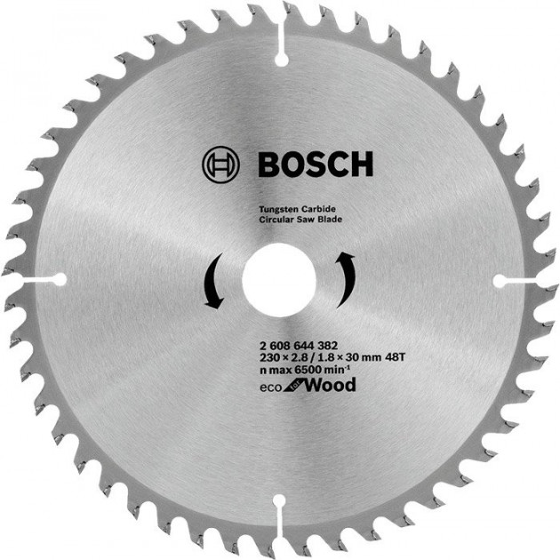Пильний диск Bosch Eco for Wood 230x2,8x30-48T (2608644382) 