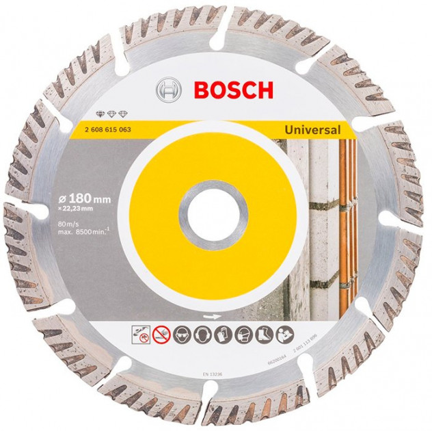Діамантове коло Bosch Universal, 180x22,23x2,4 мм (2608615063) 