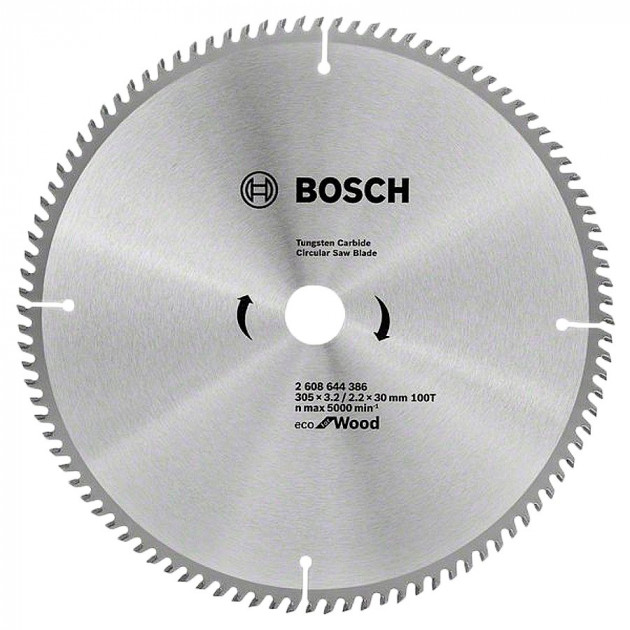 Пильний диск Bosch Eco for Wood 305x3,2x30-100T (2608644386) 