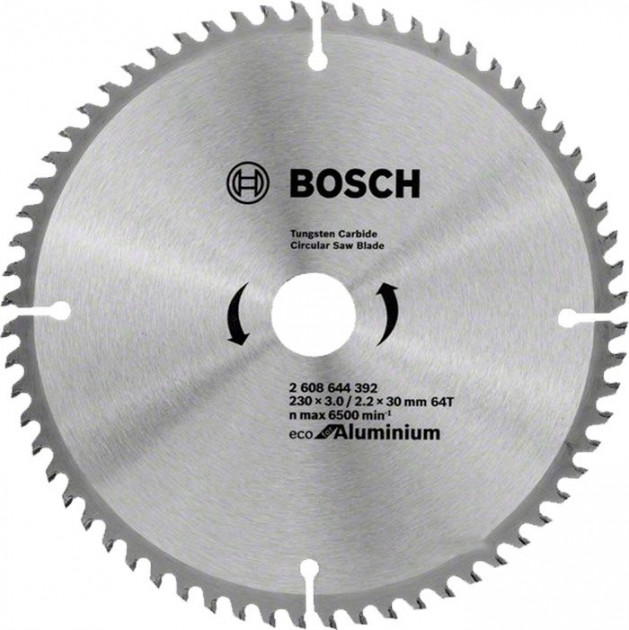 Пильний диск Bosch Eco for Aluminium 230x3x30-64T (2608644392) 